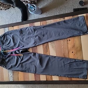 HEARTSOUL SMALL GOOD VIBES SCRUB PANT